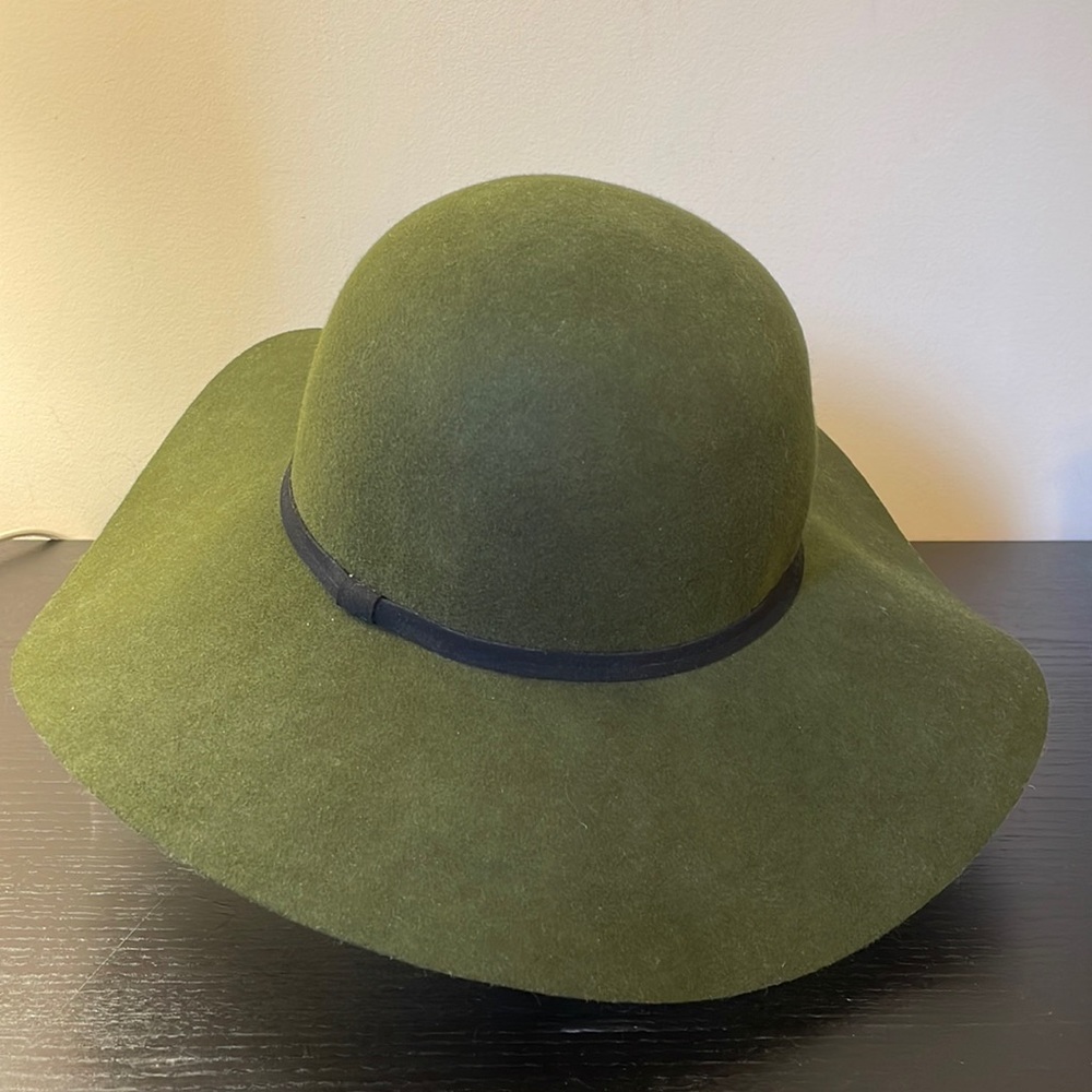 Wool Floppy Brim Hat